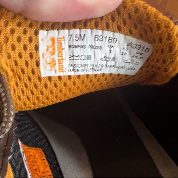 TIMBERLAND Women's TiTAN Casual Alloy Toe Work Shoe Sz 7.5 EUC - Picture 2 of 12